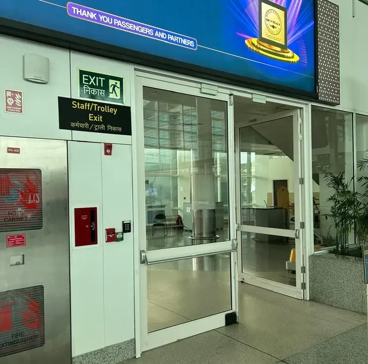 fire rated glass door